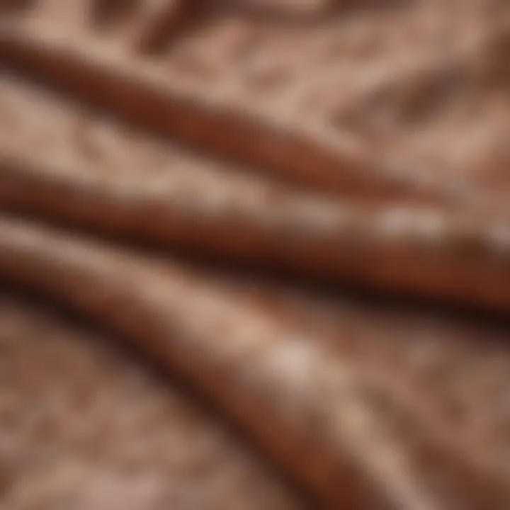 Close-up of rich fabric textures from an old dress