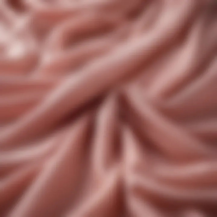 Close-up of chiffon fabric showcasing its texture