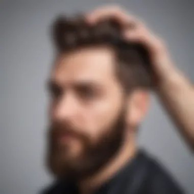 User experience with a hair catcher during beard trimming